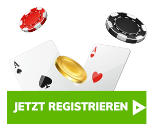 Spielkarten und Chips für Online Casino Spiele